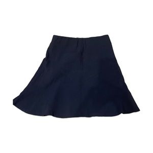 LOFT Navy Fit and Flare Size 2 Skirt